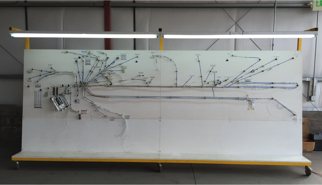 Mace Aviation avionics panel diagram