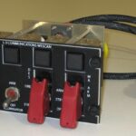 Mace Aviation laser arming panel for helicopter weapons system