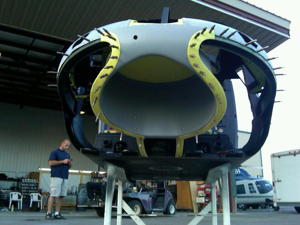Mace Aviation OH-58D Kiowa nose mount composite fairing
