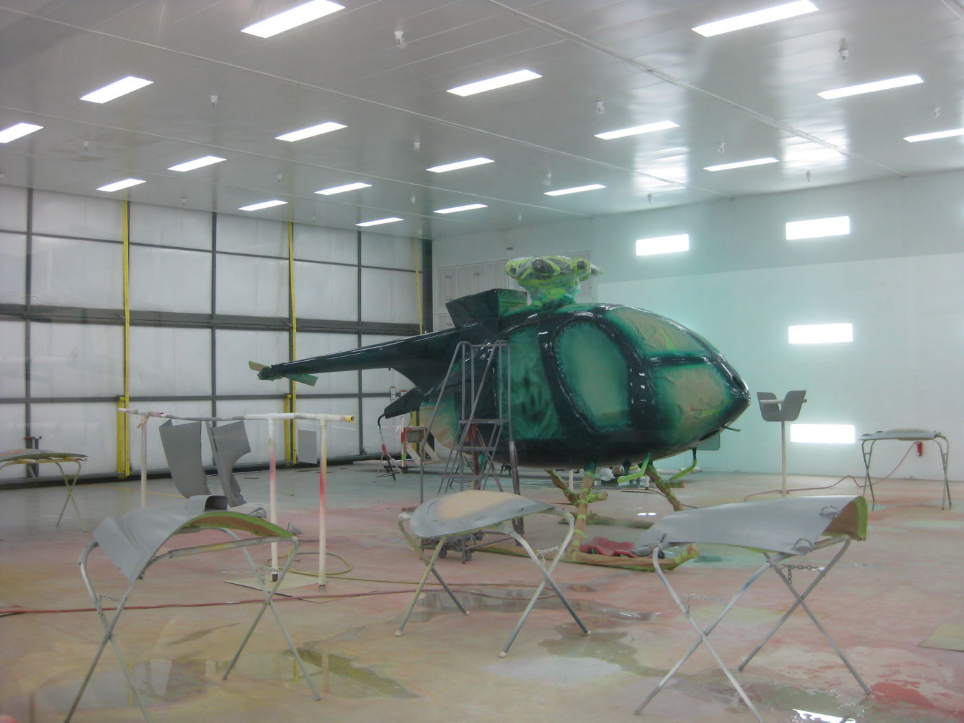 Mace Aviation composite component manufacturing in workshop