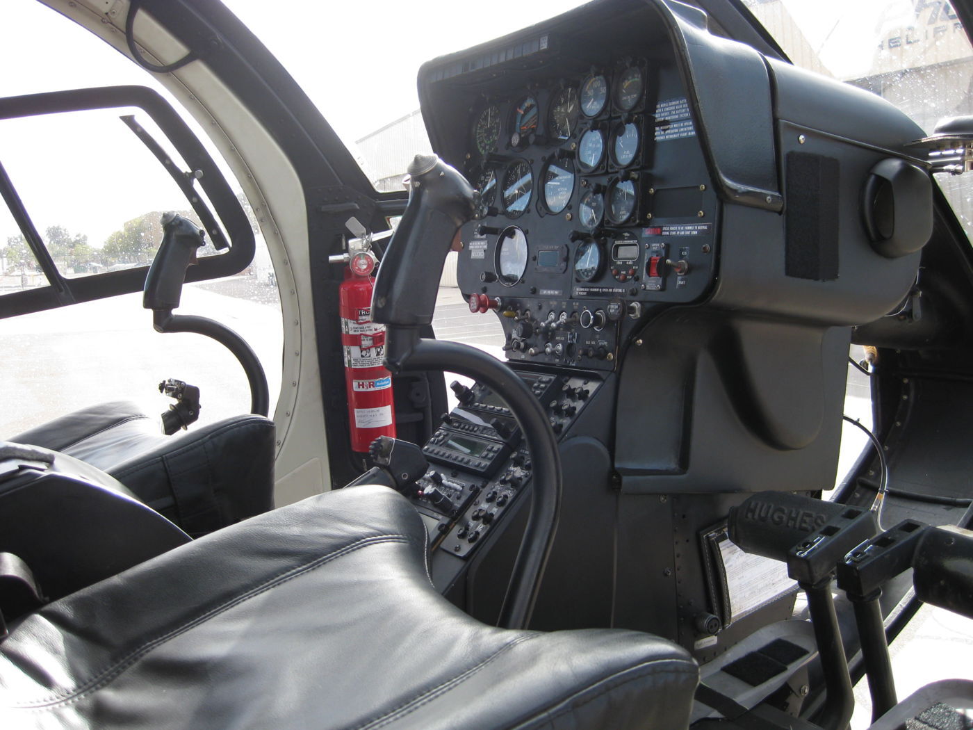 Mace Aviation helicopter avionics cockpit detail