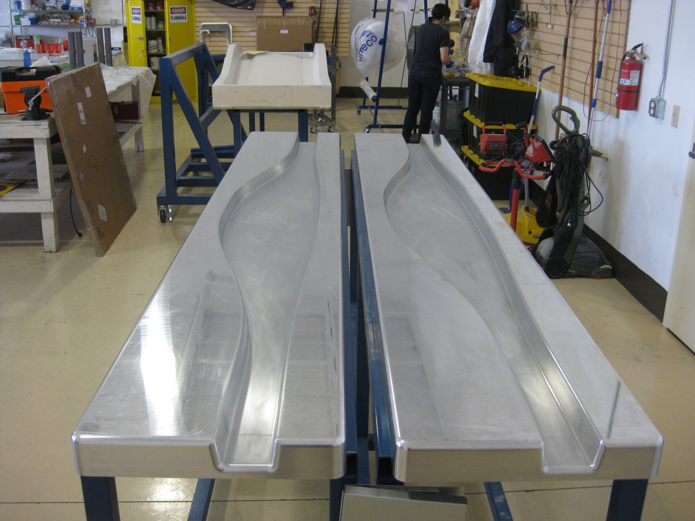 Mace Aviation composite tooling mold in workshop