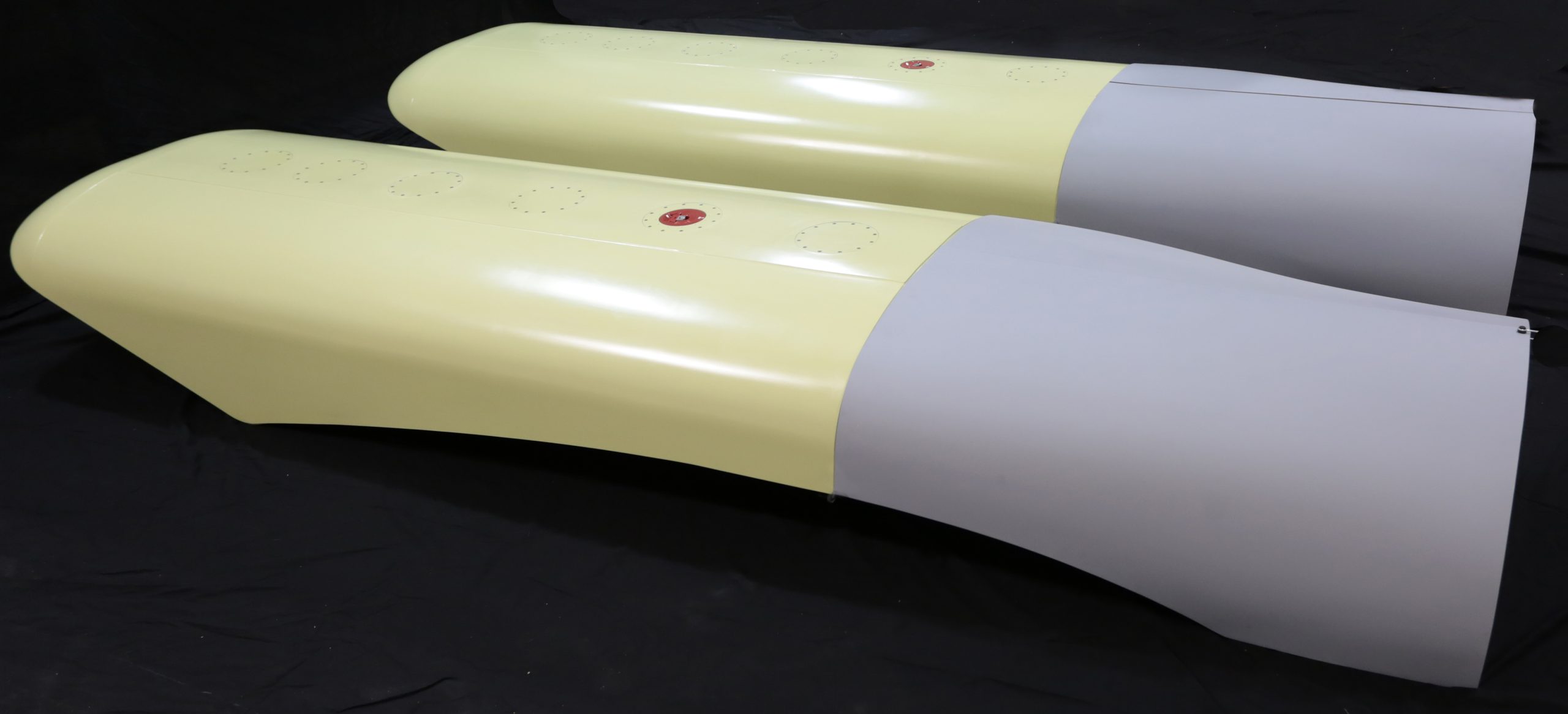 Mace Aviation external fuel tanks and armament on helicopter
