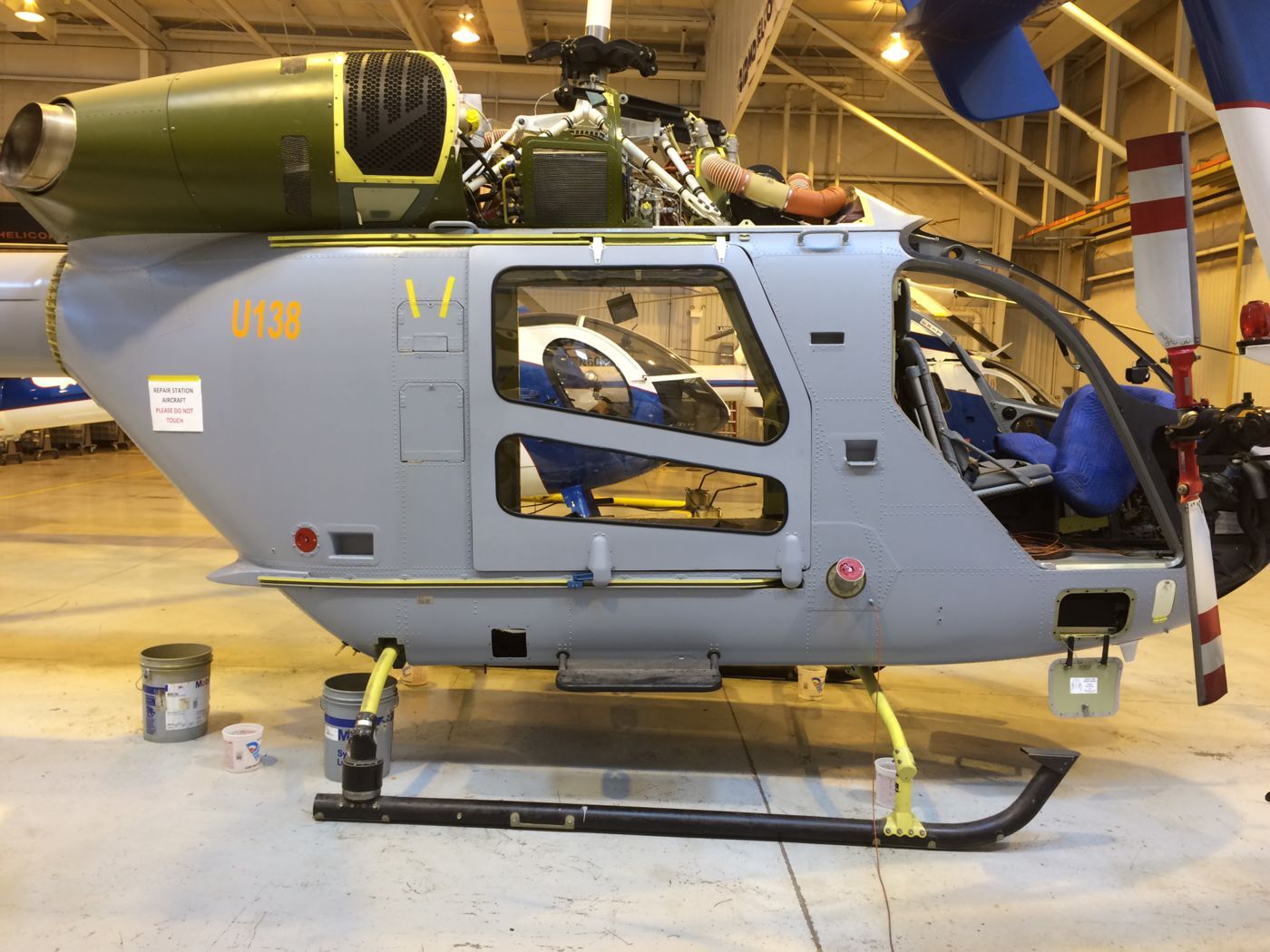 Mace Aviation prototype part during manufacturing