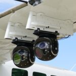 Cessna Caravan with Mace Aviation side-mounted sensor pod in flight